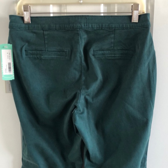 Lila Ryan hunter green cropped chino pants - Picture 4 of 5